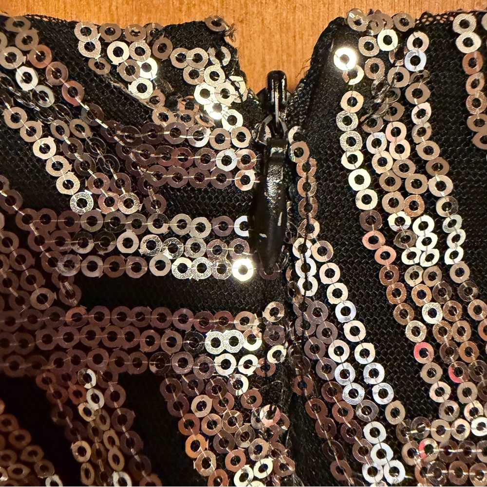 Speechless Black Dress with Rose Gold‎ Sequins - Picture 11 of 12